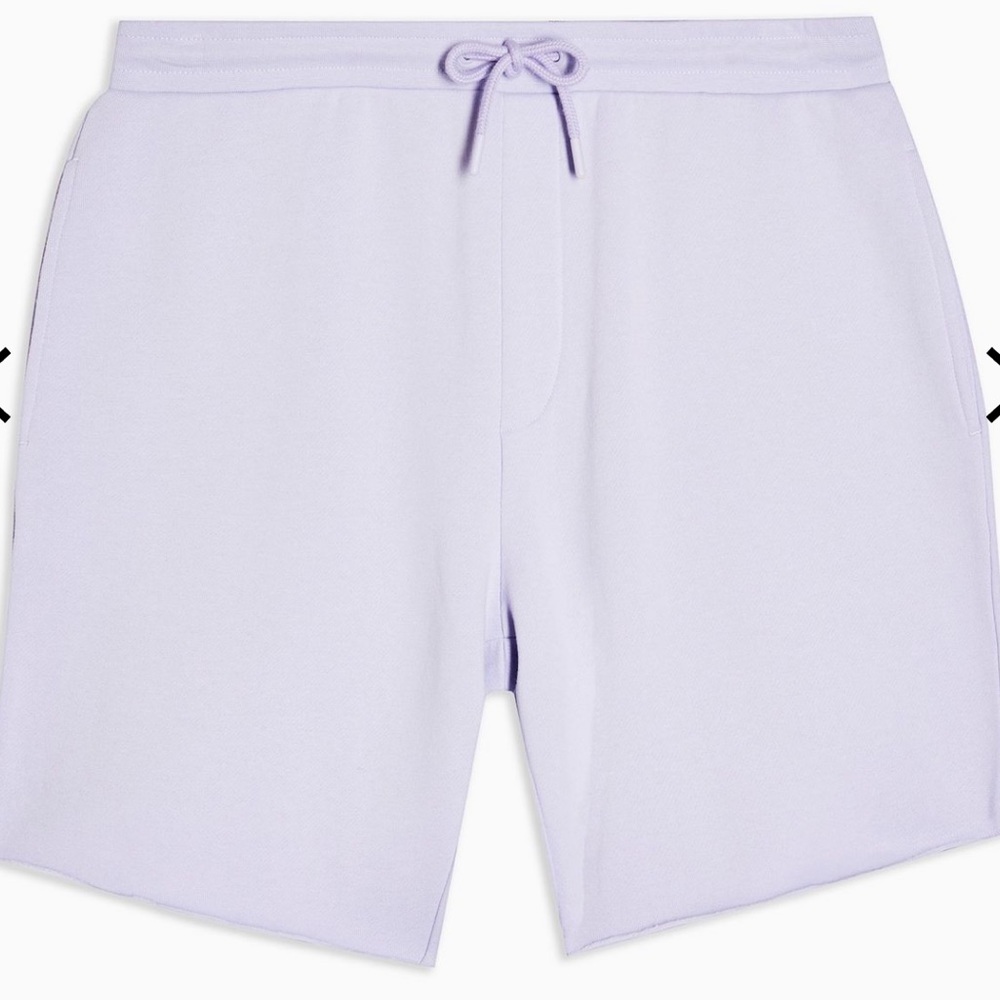 TOPMAN Pale Lilac Jersey Shorts